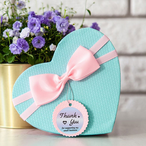 定制一卷謝謝貼紙(自粘購(gòu)物裝飾圓卷) 500/件