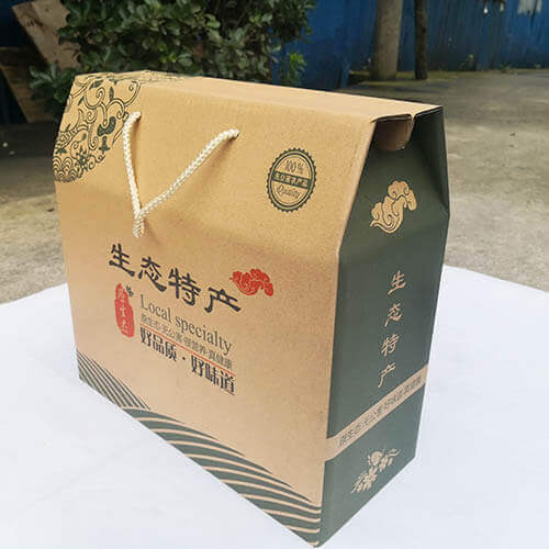 生態(tài)土特產(chǎn)牛皮紙盒