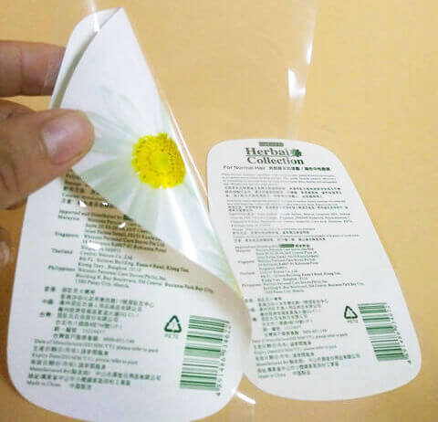 雙面印刷標(biāo)簽