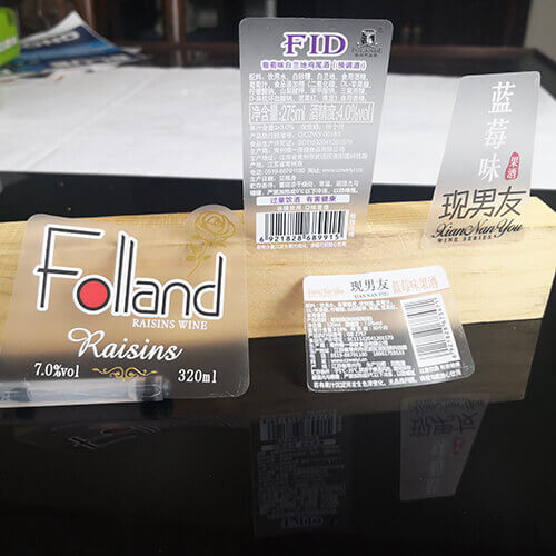 透明磨砂標(biāo)簽