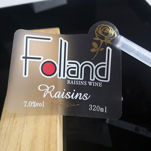 透明磨砂標(biāo)簽