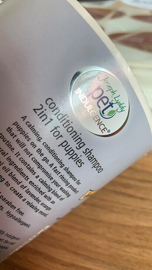 洗發(fā)水標簽